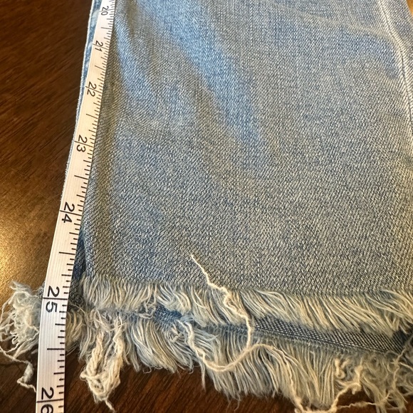 Abercrombie & Fitch Harper Ankle Distressed Raw Hem Jeans - Women’s Size 28 (6R) - Picture 10 of 10